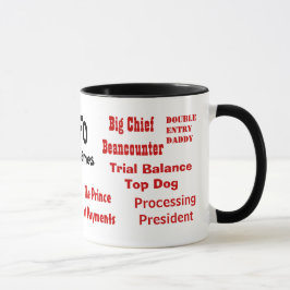 CFO Nicknames Funny Synonyms und Job Titles Tasse