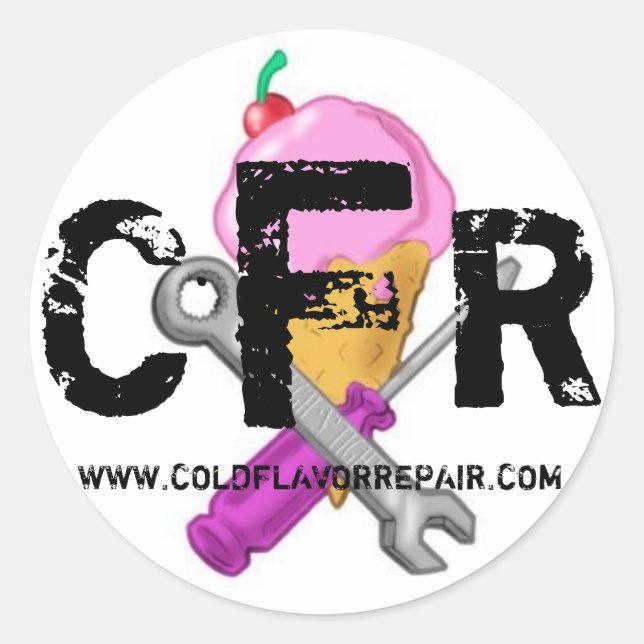 CFR LOGO STICKER 2008 - Individuell (Vorderseite)