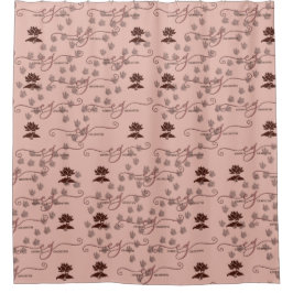 CG-Lotus Dragon Prints Duschvorhang