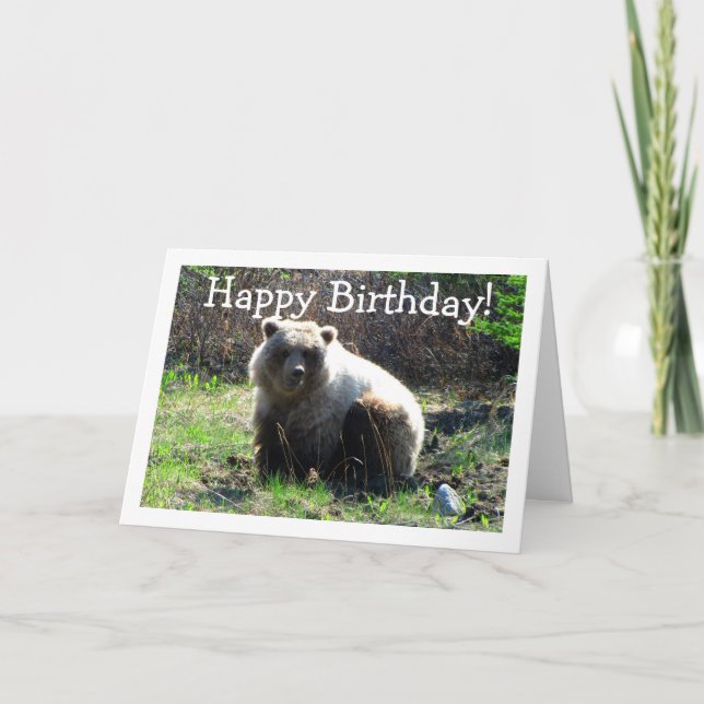 CGB Chubby Grizzly Bear Karte (Vorderseite)