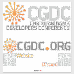 CGDC-Konferenz - Vinyl Sticker