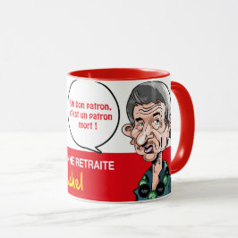 Cgt-Becher rot Start in retraire von Michel Tasse