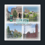 CH0290 Europa, Schweiz, Basel, Kühlschrank Magnet<br><div class="desc">Hier finden Sie das Andenken Ihres Urlaubs. Diese Kategorie enthält Kühlschrankmagnet von vielen Standorten in Europa. (CH0290 Europa, Schweiz, Basel, Innenstadt, Münster, Panoramablick, Kühlschrankmagnet Rathaus). Erleben Sie Freunde und Verwandte mit den einzigartigen Souvenirs von Ihrer großartigen Reise. Probier uns! #LeoPepeDesign - Europa Schweiz, Leopepedesign, Reise Foto Tourismus, Geschenk Souvenir Gadget...</div>