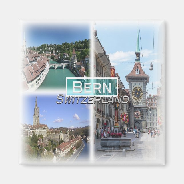 CH0291 Europa, Schweiz, Bern, Kühlschrank Magnet (Vorne)
