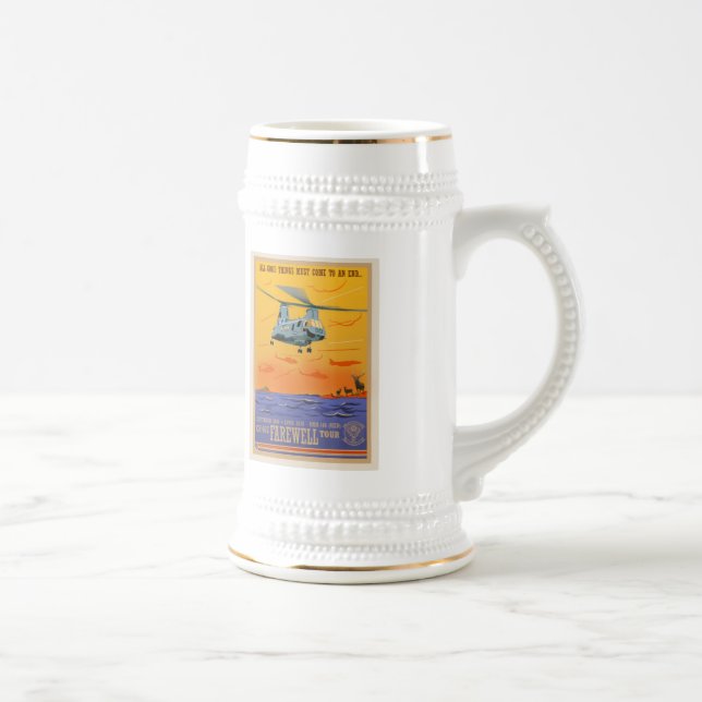 CH-46 Abschied Stein Bierglas (Rechts)