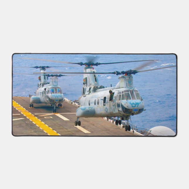 CH-46E MEERESKNIGHT SCHREIBTISCHUNTERLAGE (Vorderseite)