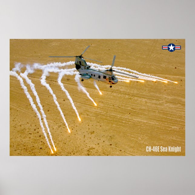 CH-46E SEA KNIGHT POSTER (Vorne)