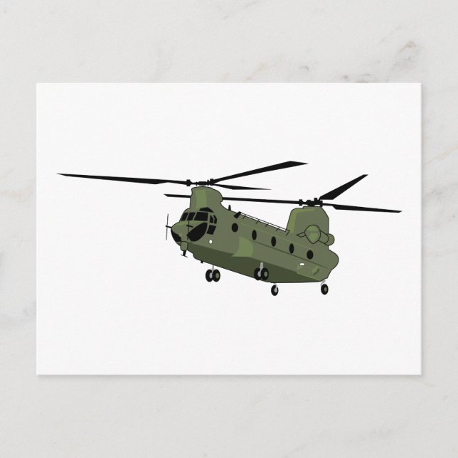CH-47 China Postkarte (Vorderseite)