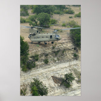 CH-47 Chinook Hubschrauber Poster