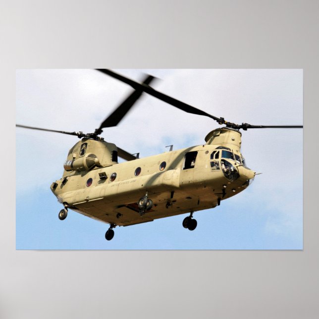 CH-47 Chinook Hubschrauber Poster (Vorne)