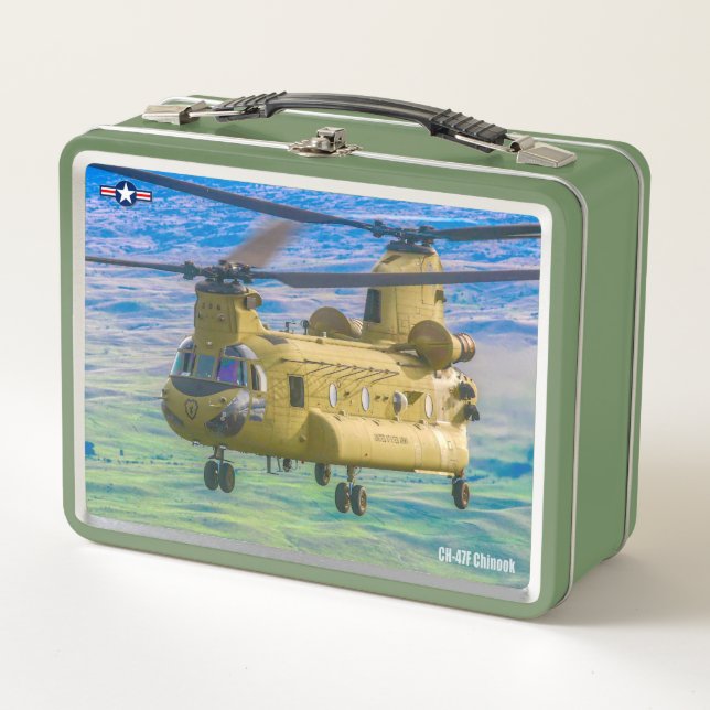 CH-47F CHINOOK METALL BROTDOSE (Vorderseite)