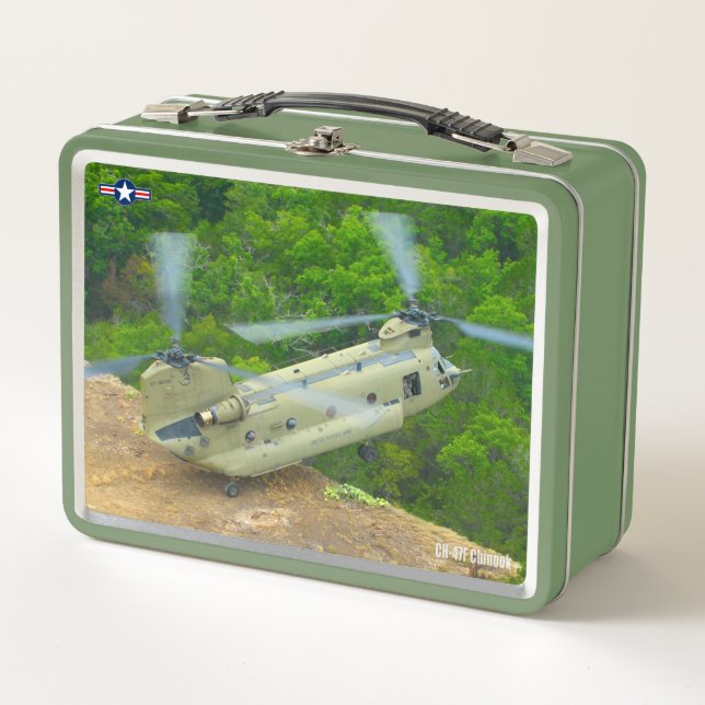 CH-47F CHINOOK METALL BROTDOSE (Vorderseite)