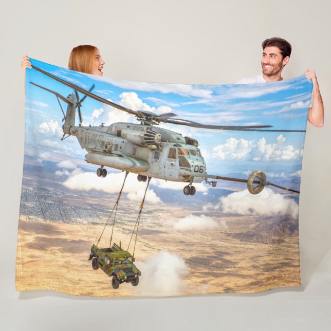 CH-53E SUPER STALLION FLEECEDECKE (Beispiel)