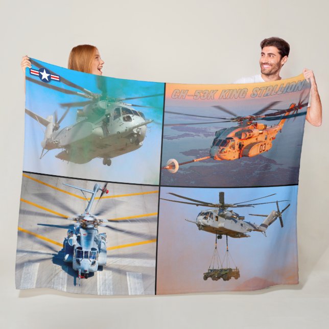 CH-53K KING STALLION FLEECEDECKE (Beispiel)