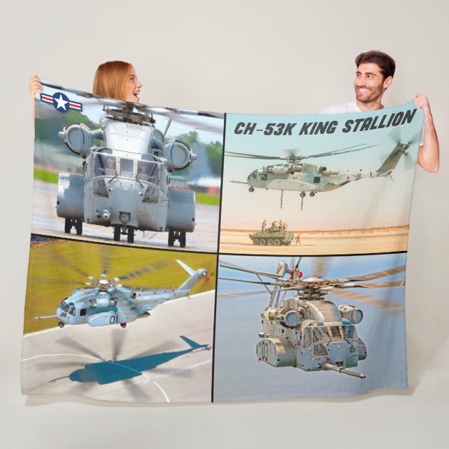 CH-53K KING STALLION FLEECEDECKE (Beispiel)