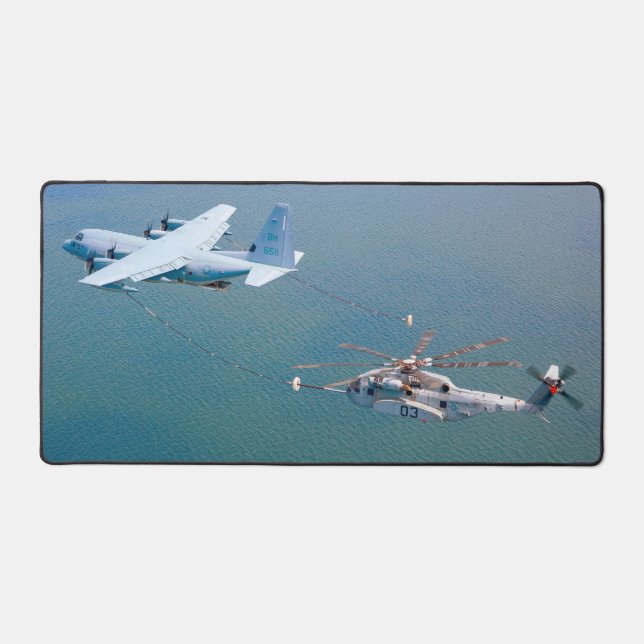 CH-53K KING STALLION und KC-130J SUPER TANKER Schreibtischunterlage (Vorderseite)