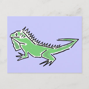 CH - Carte postale Iguana géniale