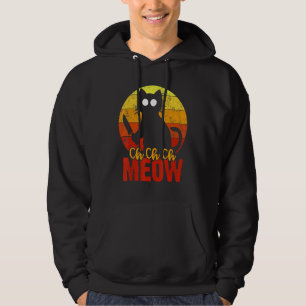 Ch Ch Ch Miau Gruseliges Halloween-Katze Horror Sl Hoodie