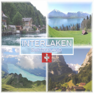 CH Schweiz - Interlaken - Thunersee - Thunersee Aufkleber