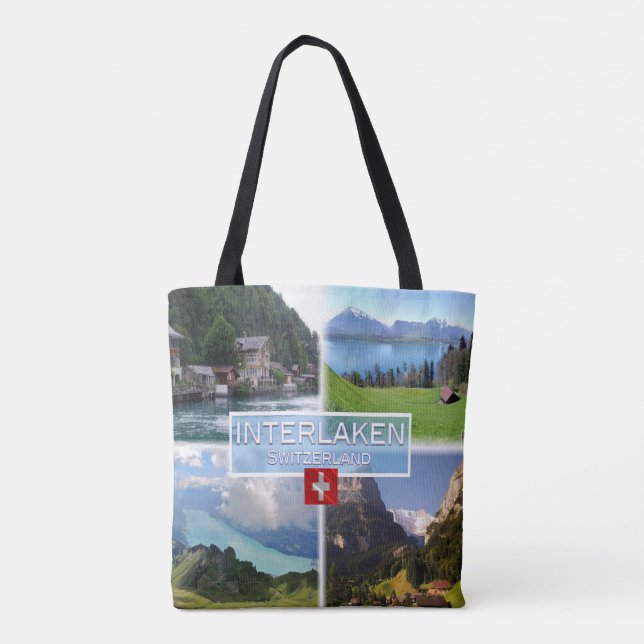 CH Schweiz - Interlaken - Thunersee - Thunersee Tasche (Rückseite)