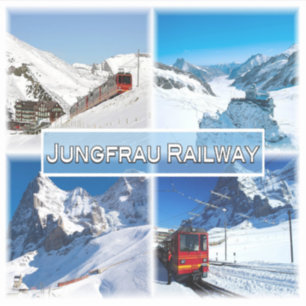 CH Schweiz - Jungfrau Bahn - Aufkleber