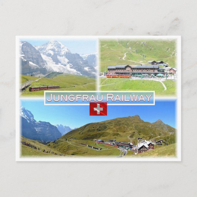 CH Schweiz - Jungfrau Bahn - Postkarte (Vorderseite)
