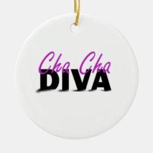 Cha Cha Diva Keramik Ornament