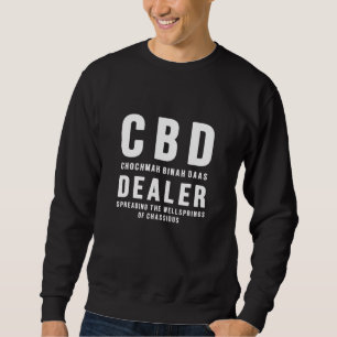 Chabad Cbd Händler verbreiten jüdische Wellfedern Sweatshirt