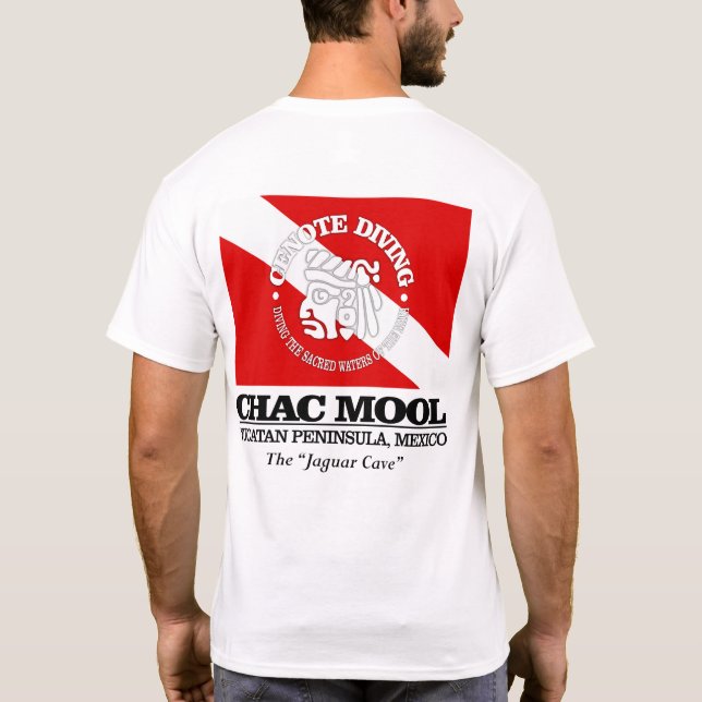 Chac Mool (beste Höhlen) T-Shirt (Rückseite)