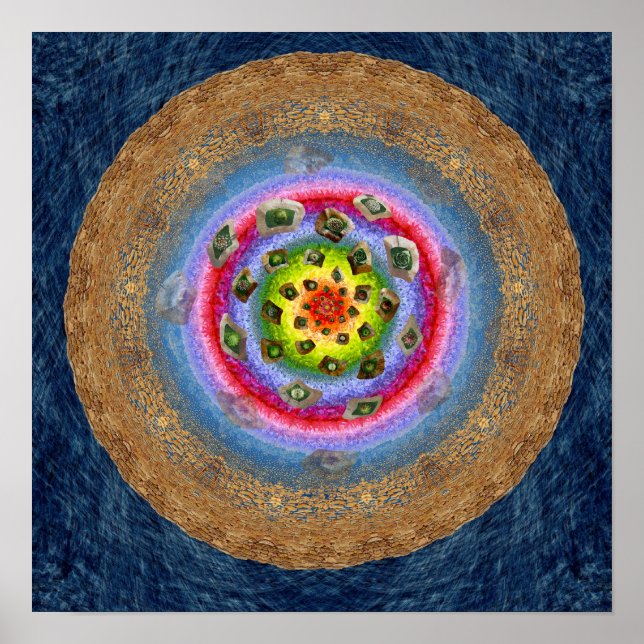 Chaco: Blendendes Erdposter 15 x 15 Poster (Vorne)