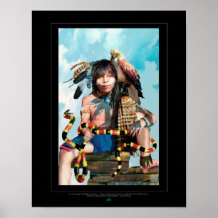 Chaco Blue Poster