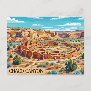 Chaco Canyon New Mexico Postkarte
