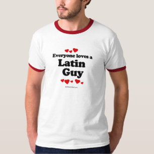 Chacun aime un T-shirt latin de type