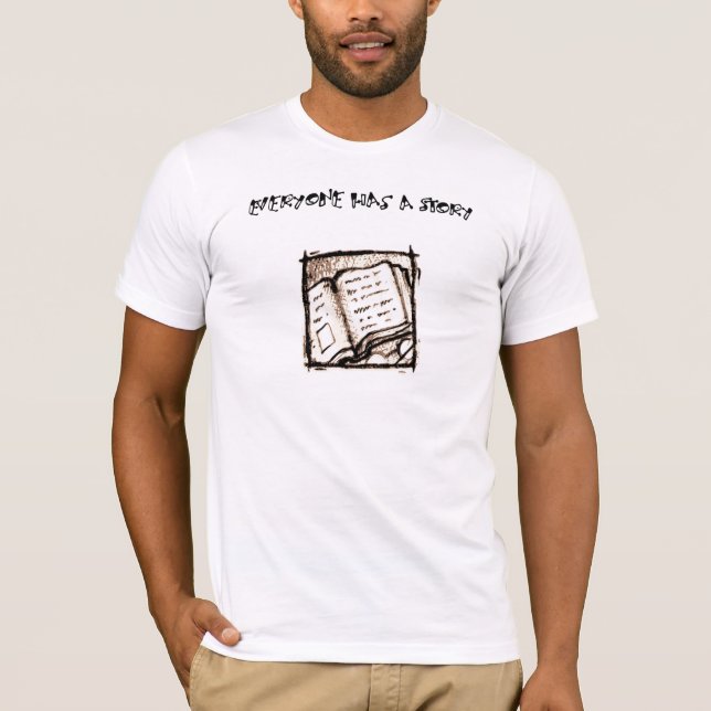 Chacun des hommes a un T-shirt d'histoire (Devant)
