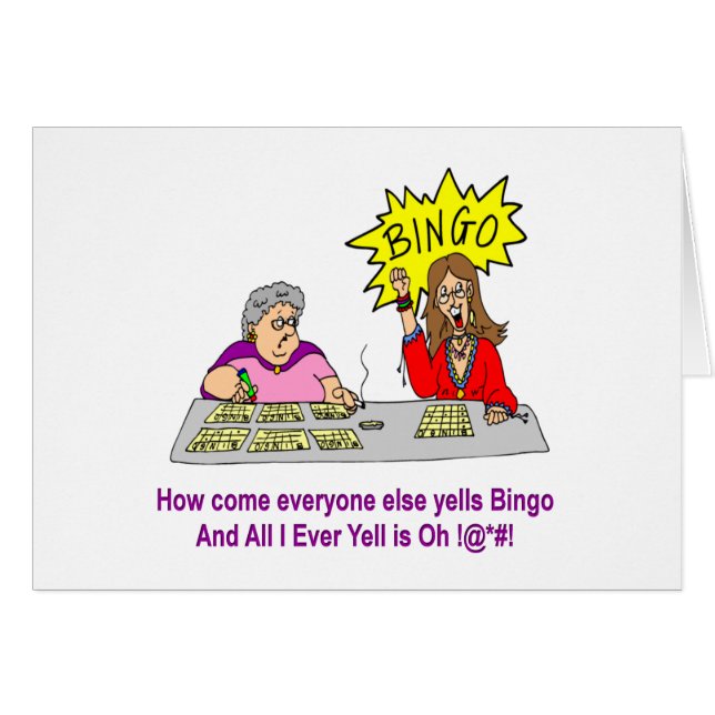 Chacun hurle autrement le bingo-test (Devant horizontal)