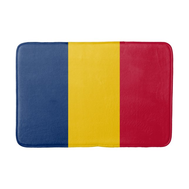 Chad Flag Badematte (Vorderseite)
