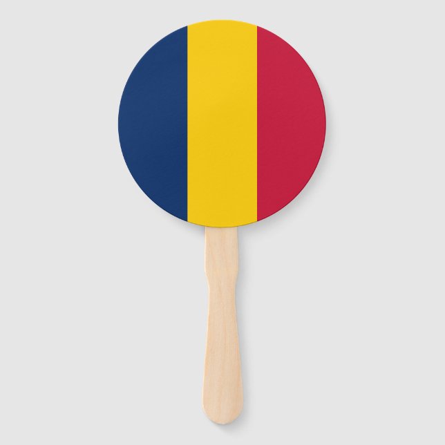 Chad Flag Fächer (Vorderseite)