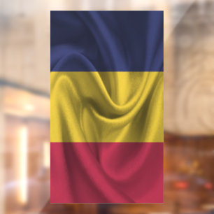 Chad Flag Fensteraufkleber