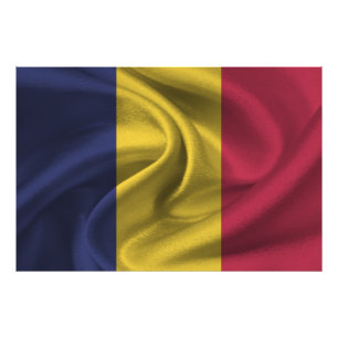 Chad Flag Fotodruck