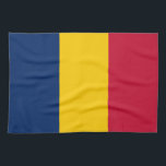 Chad Flag Geschirrtuch<br><div class="desc">Patriotische Flagge des Tschad.</div>