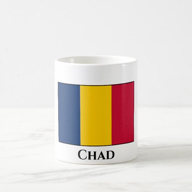 Chad Flag Kaffeetasse (Mittel)