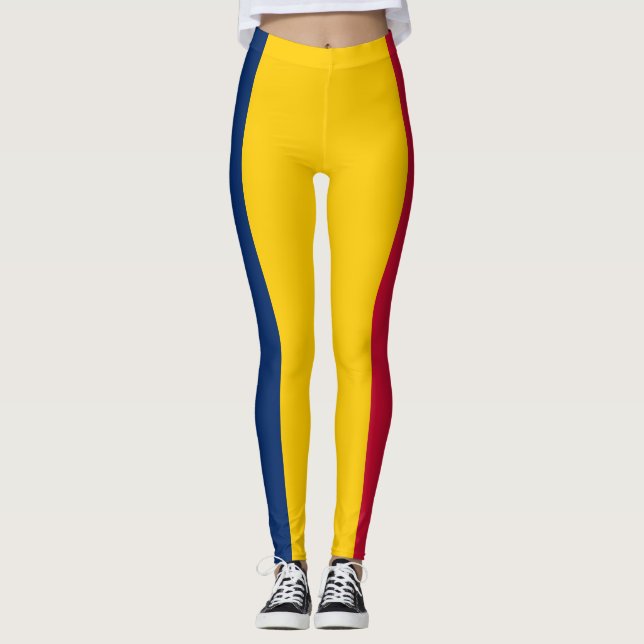 Chad Flag Leggings (Vorderseite)
