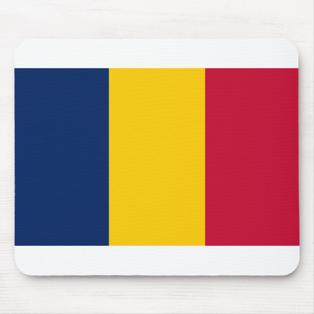 Chad Flag Mousepad (Vorne)