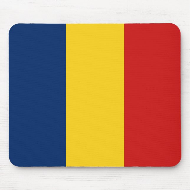 Chad Flag Mousepad (Vorne)