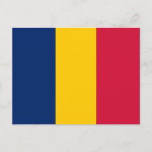 Chad Flag Postkarte