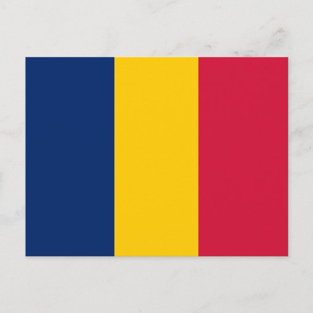 Chad Flag Postkarte (Vorderseite)