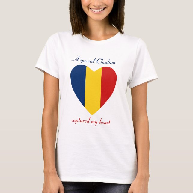 Chad Flag Sweetheart T - Shirt (Vorderseite)