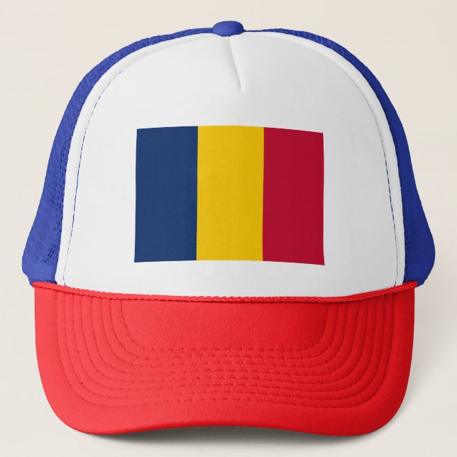 Chad Flag Truckerkappe (Vorderseite)