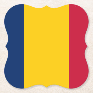 Chad Flag Untersetzer