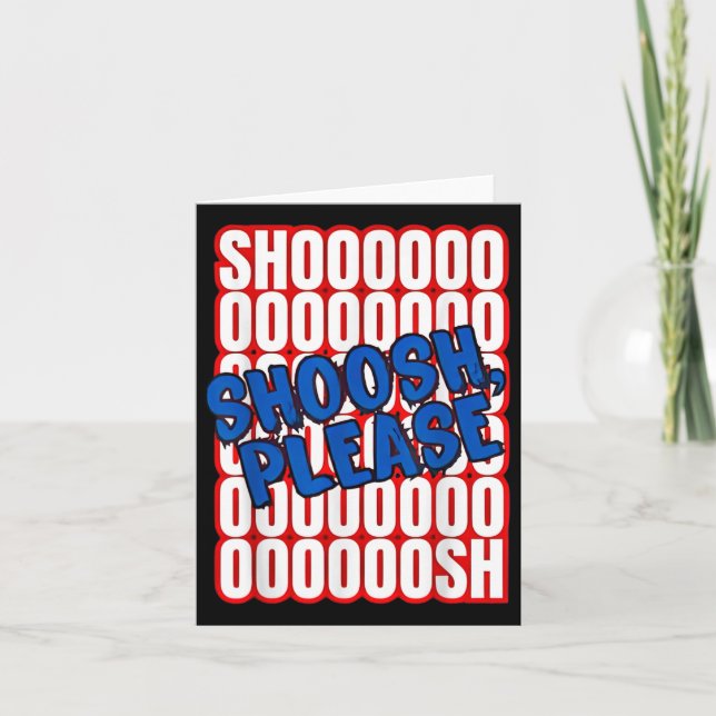 Chad Gable Shoosh bitte Karte (Vorderseite)